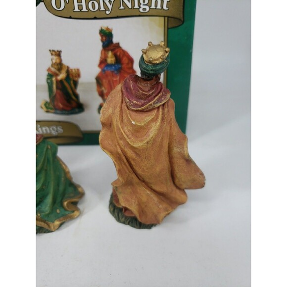 Vintage Kmart O' Holy Night THREE KINGS Figurines Trim A Home Original Box *READ - Picture 14 of 16